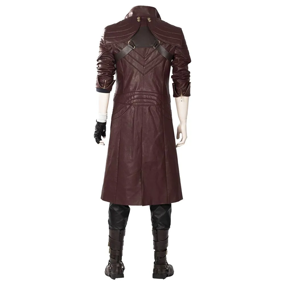 Devil May Cry 5 Dante Cosplay Brown Shoes Boots