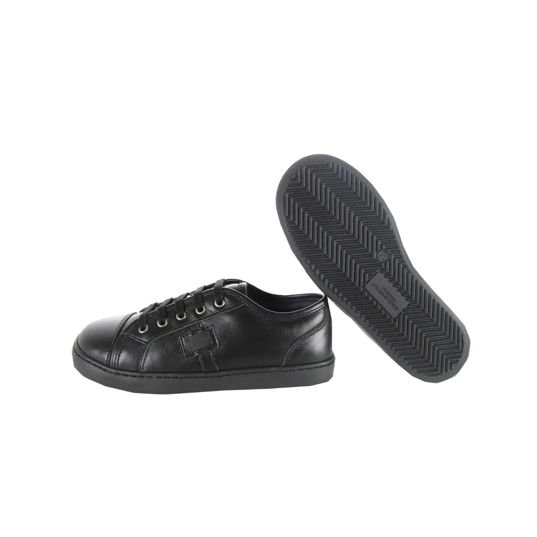 Dolce & Gabbana Kids Black Trainers