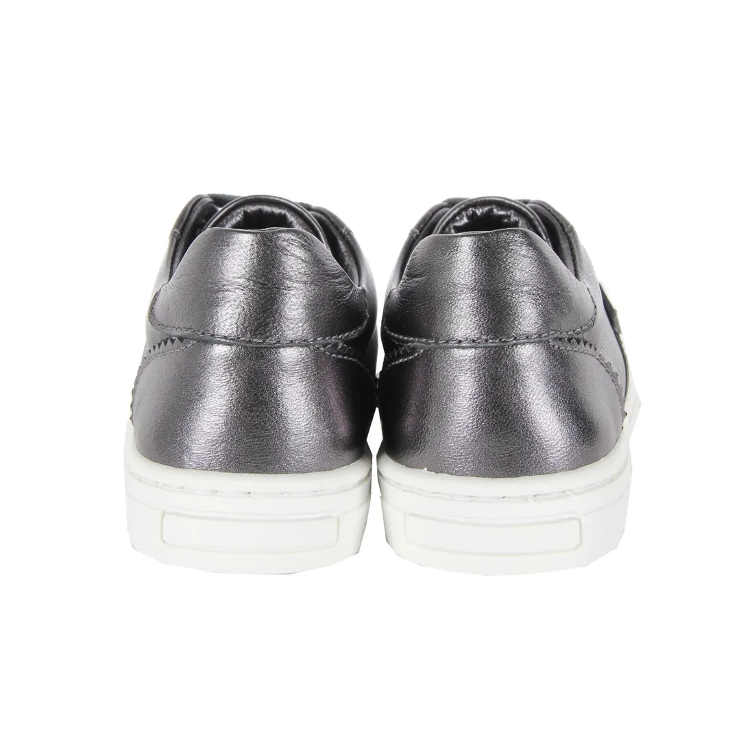 Dolce & Gabbana Kids Grey Metallic Trainers