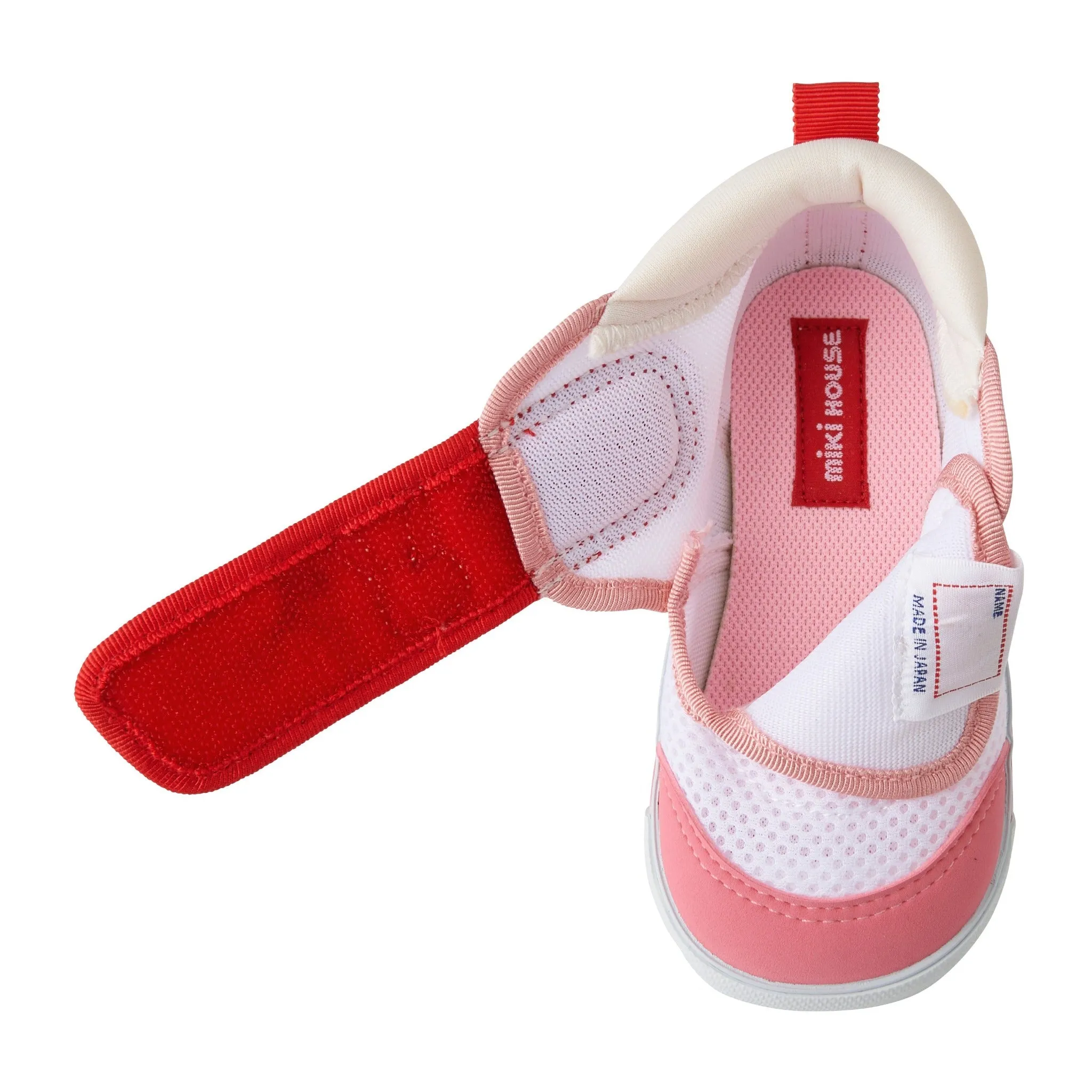 Double Russell Mesh Second Shoes- Cherry Pink