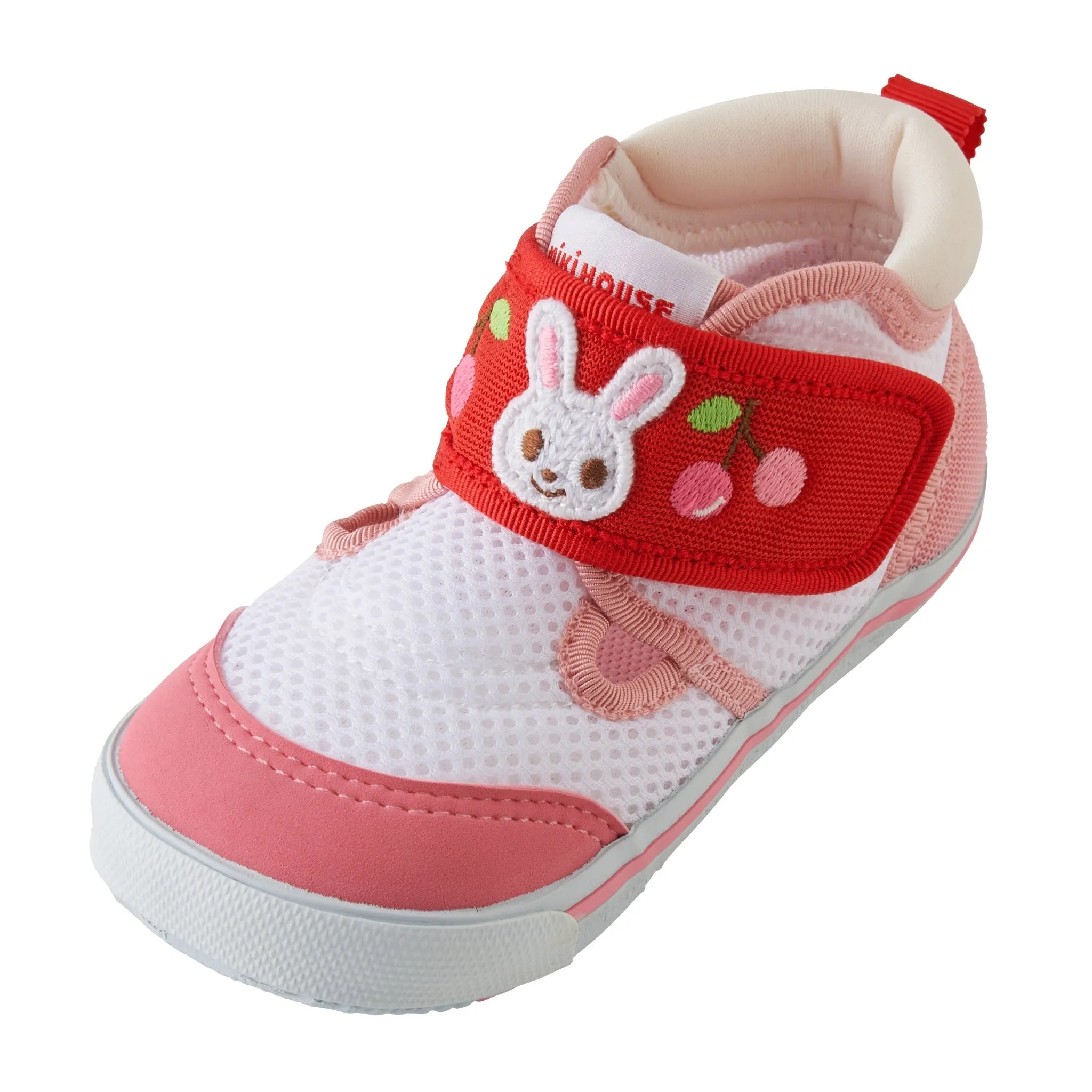 Double Russell Mesh Second Shoes- Cherry Pink