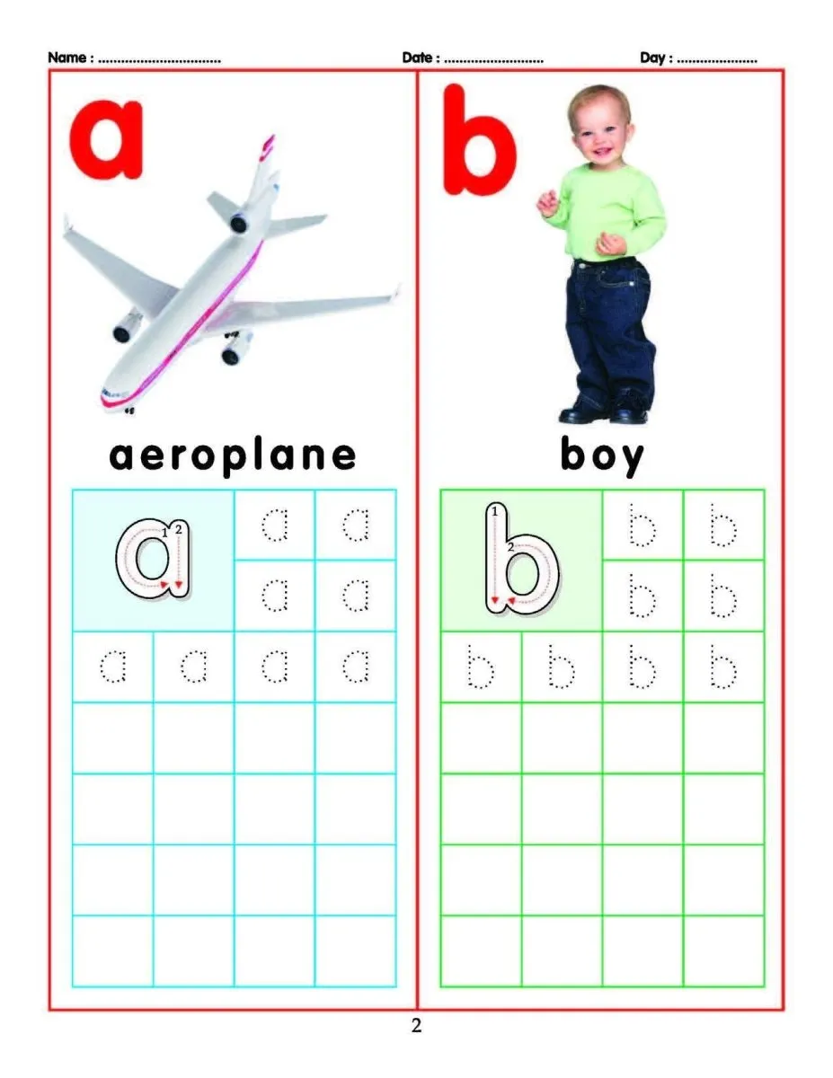 Dreamland Publications Pre- School Picture Books - Alphabet And Number Writing Pack