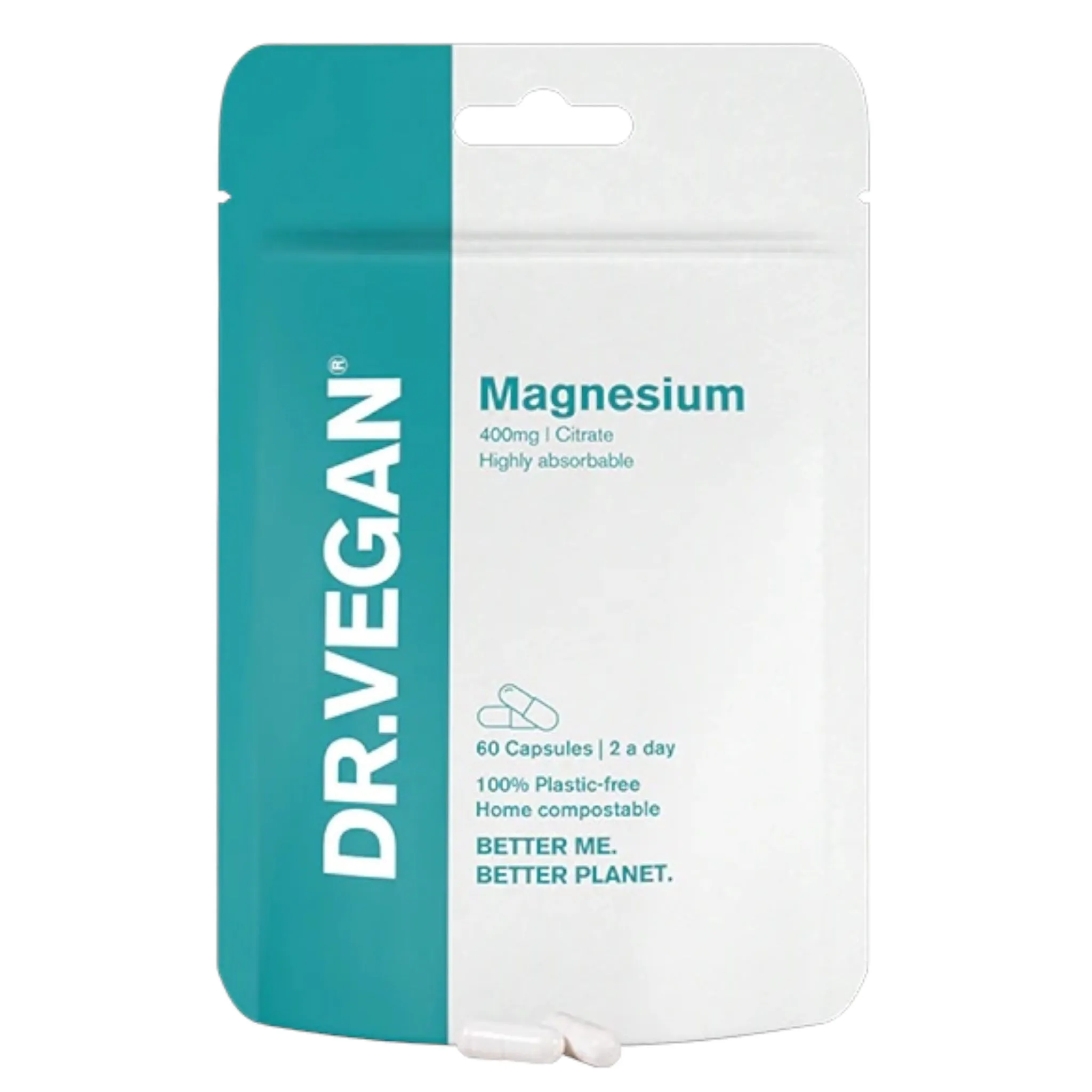 DR.VEGAN Magnesium 400mg - 60 Capsules