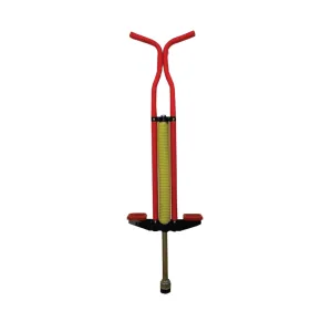 Durable Red Pogo Stick for Kids - Anti-Slip, Steel Spring, Foam Grip