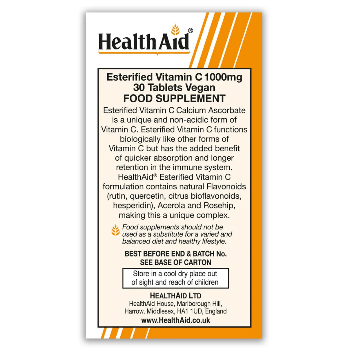 Esterified Vitamin C 1000mg Tablets