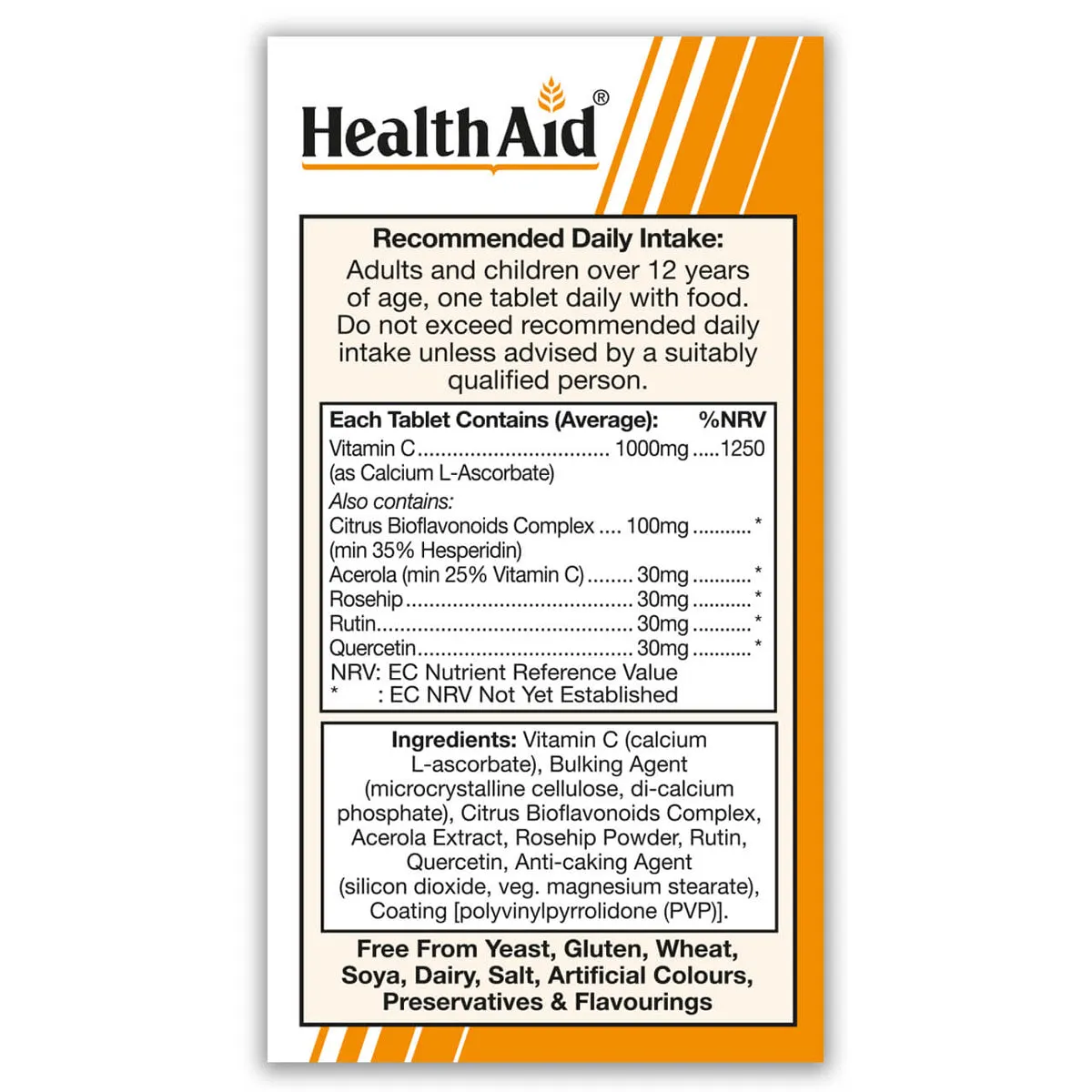 Esterified Vitamin C 1000mg Tablets