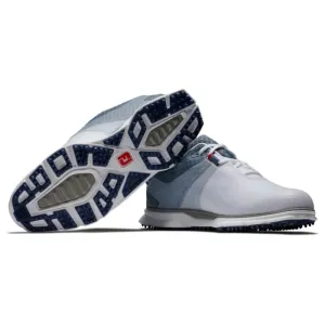 FootJoy Men's Pro SL Sports Golf Shoes- White/Blue Fog