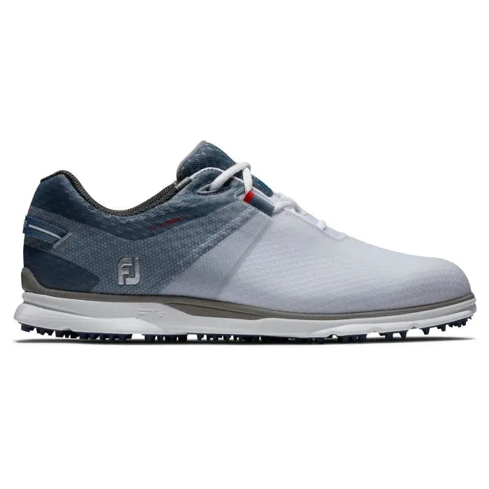 FootJoy Men's Pro SL Sports Golf Shoes- White/Blue Fog