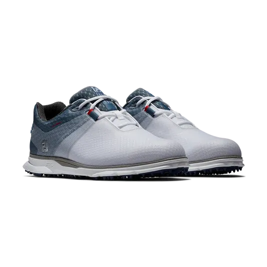 FootJoy Men's Pro SL Sports Golf Shoes- White/Blue Fog