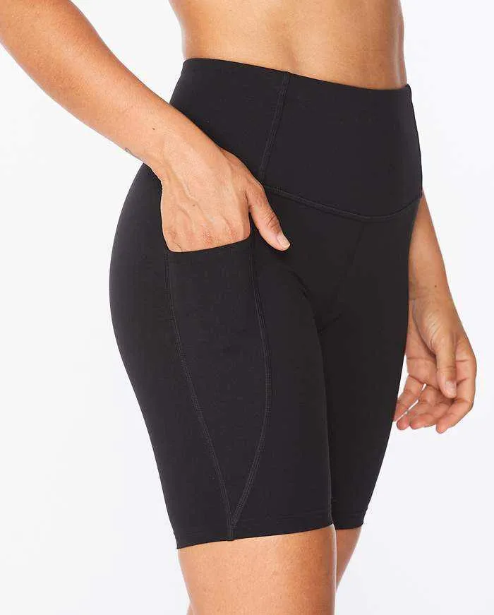 FORM STASH HI-RISE BIKE SHORTS (15-20 mmhg)