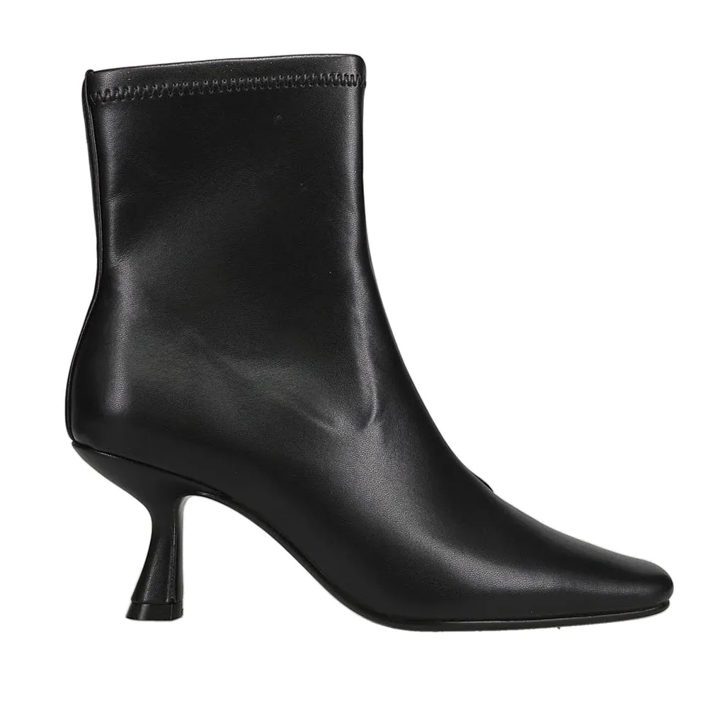 Gabris Zippered Stretch Square Toe Booties