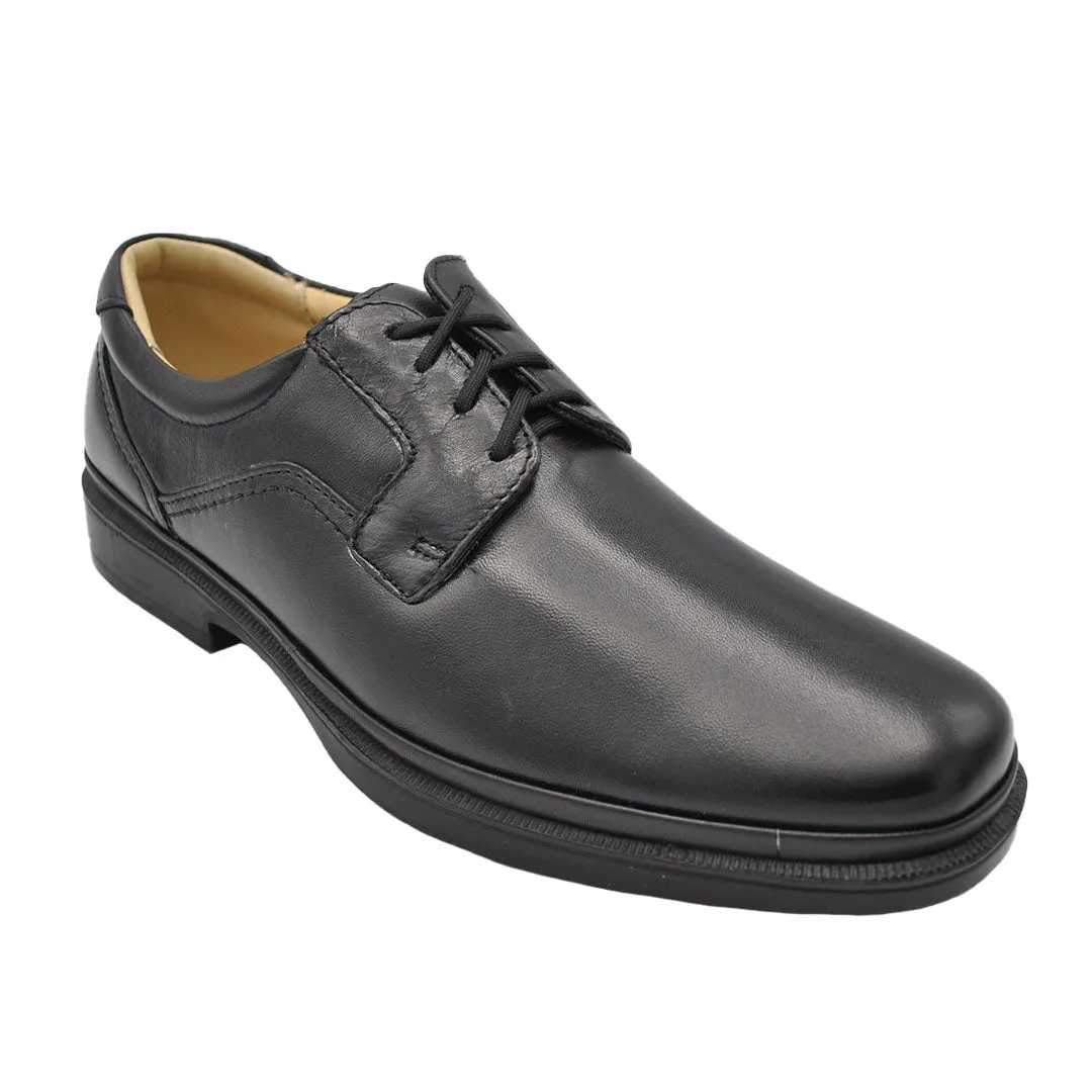 Gavel Miguel Lambskin Black Leather Shoes