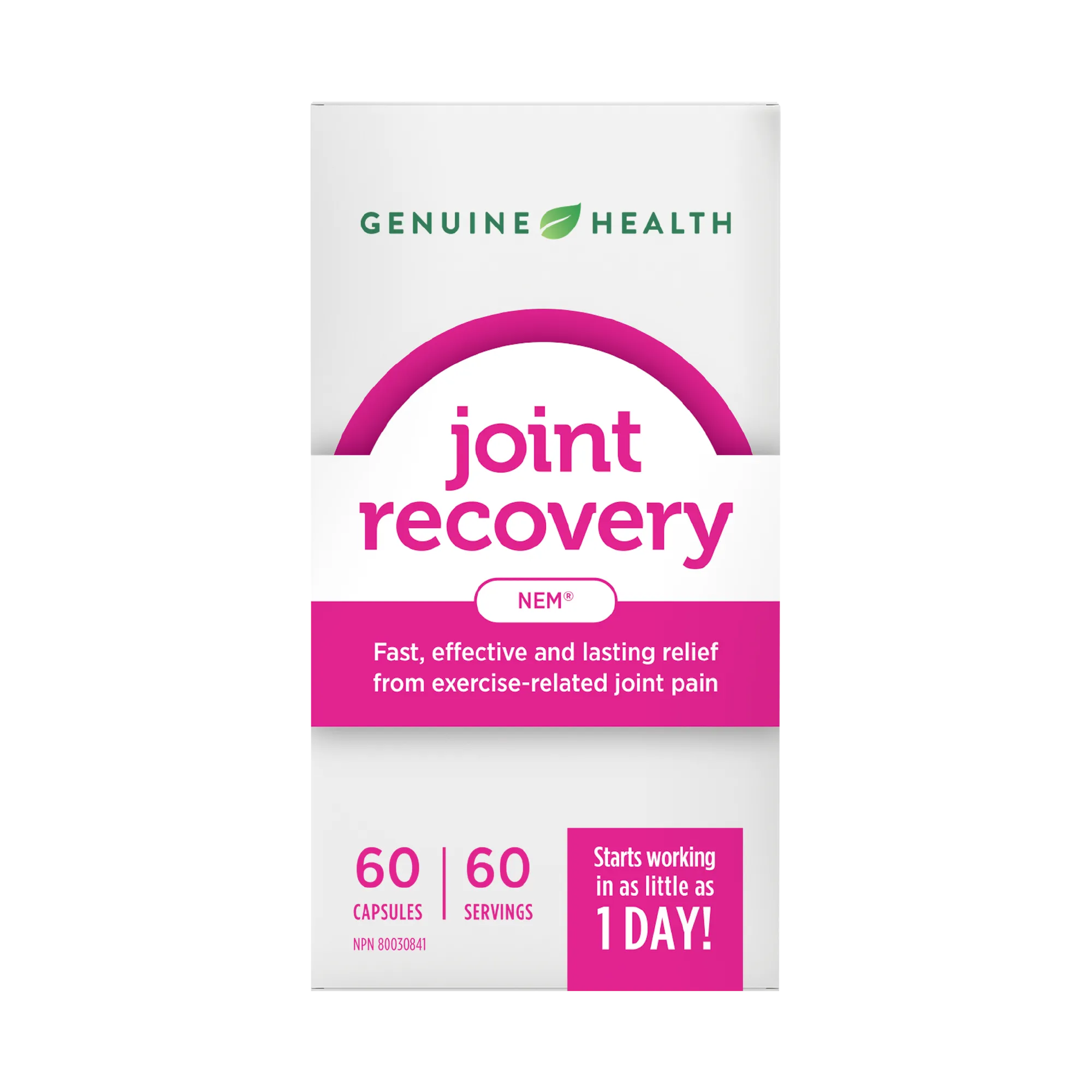 Genuine Health Joint Recovery NEM 60 Capsules