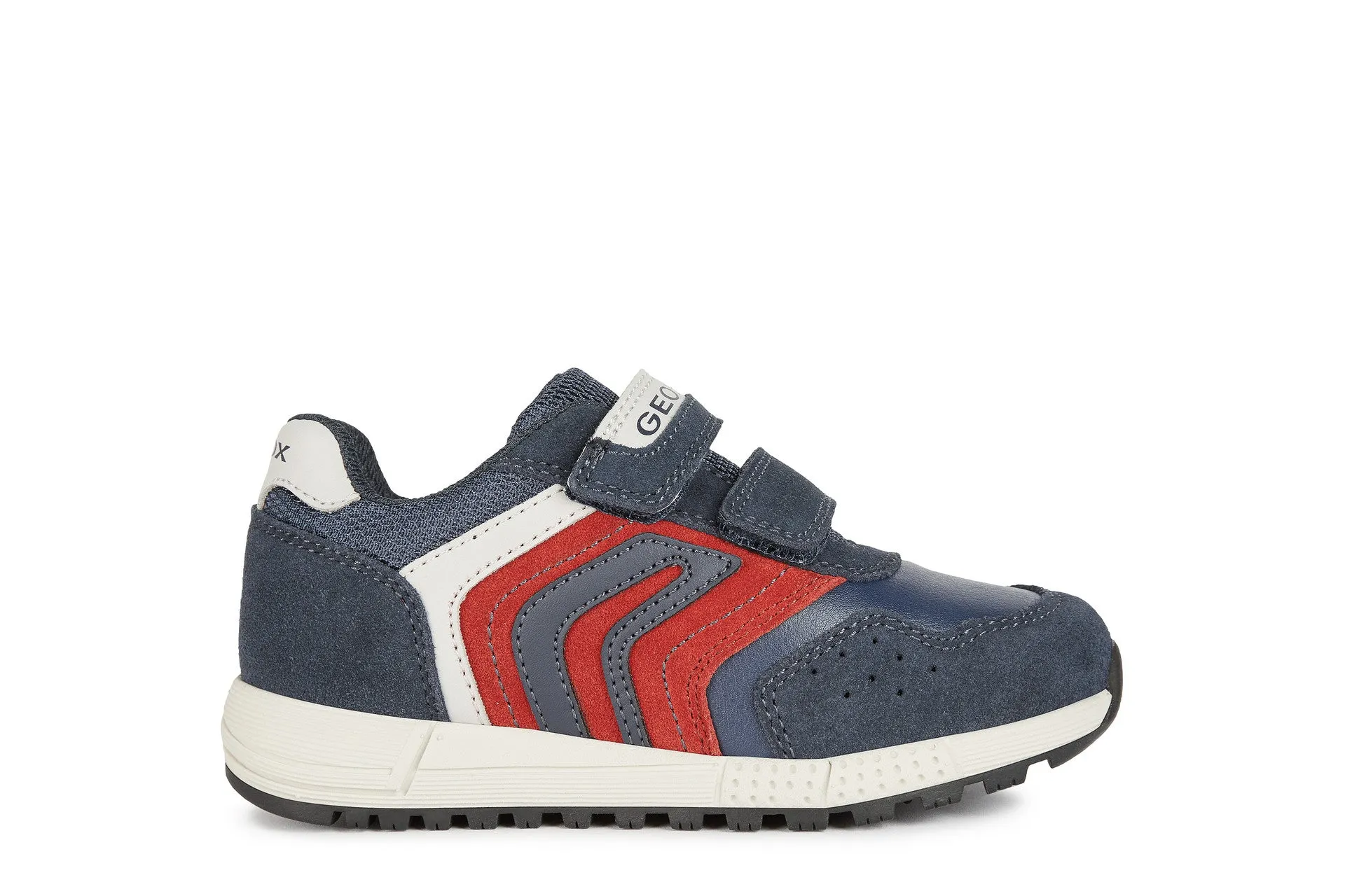 Geox Alben Boys Navy-Dark Red Trainer