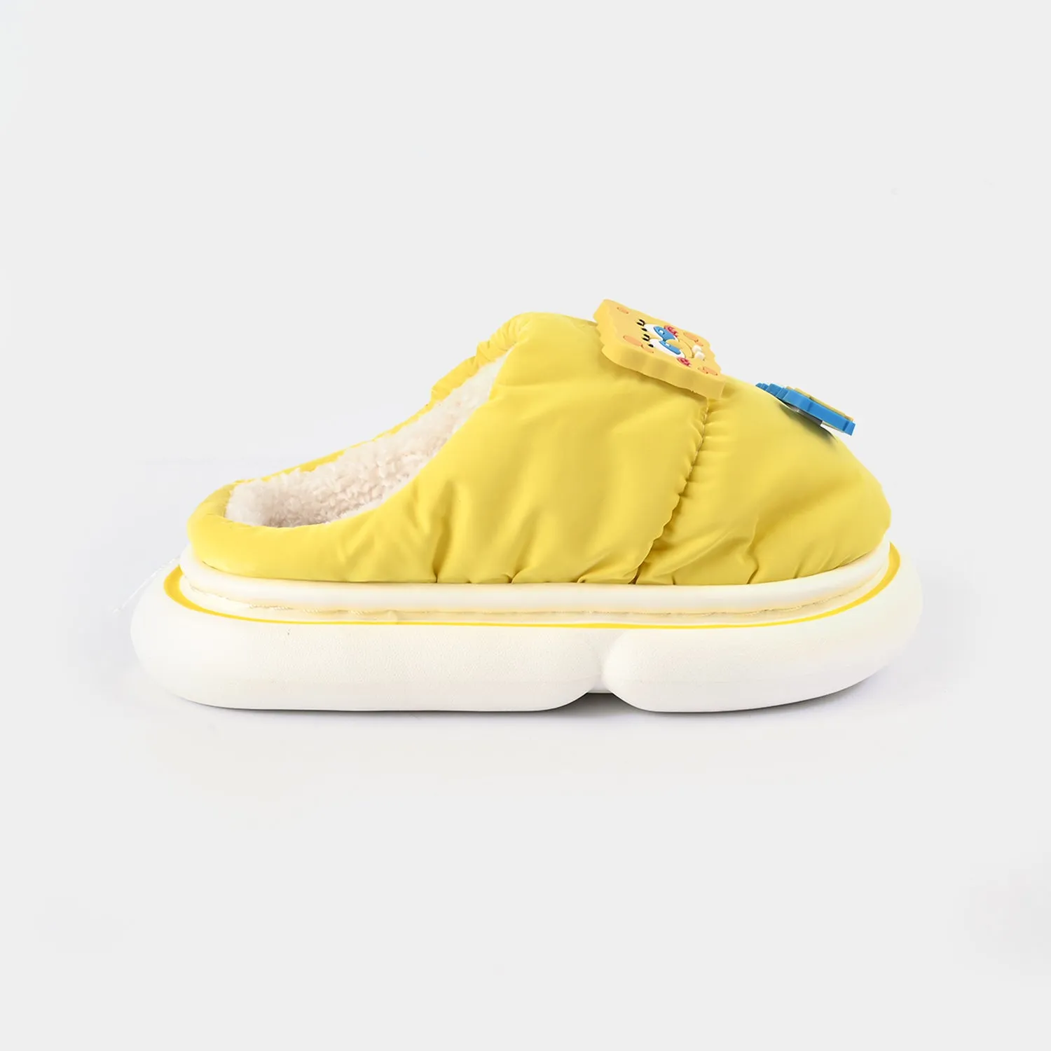 Girls Slipper Fur 3638-Yellow