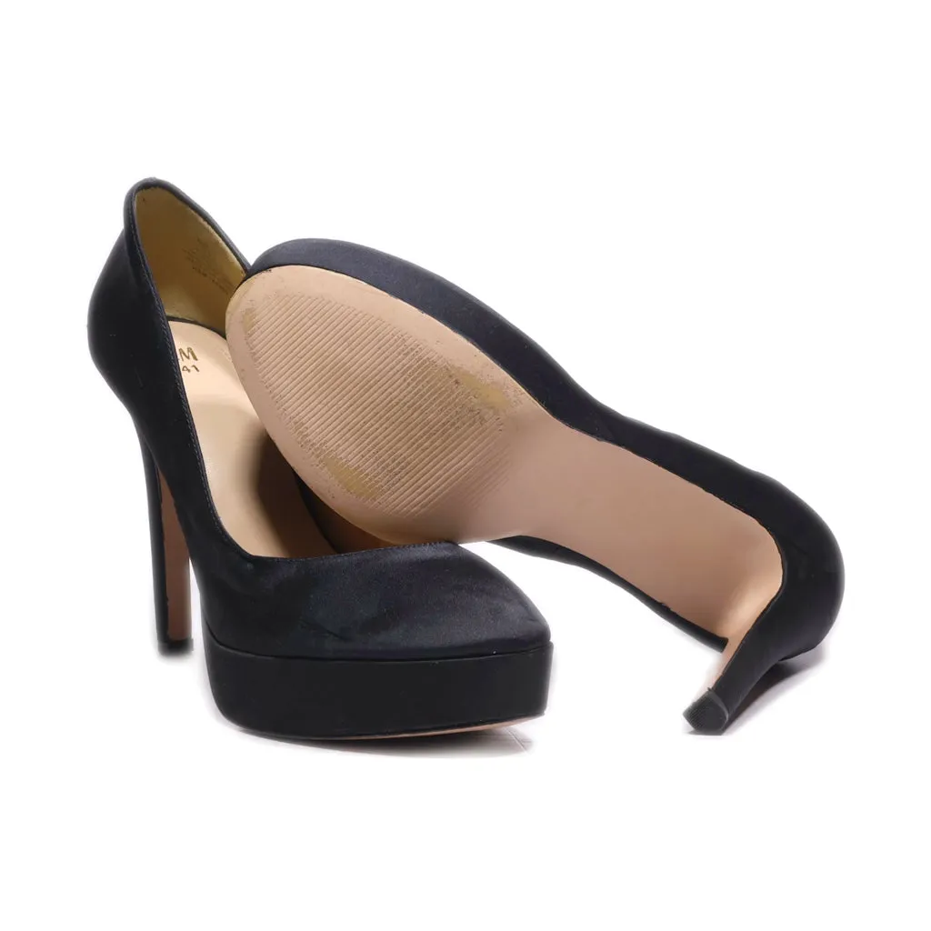 H&M High-Heel Shoes Fabric Black Colour For Women