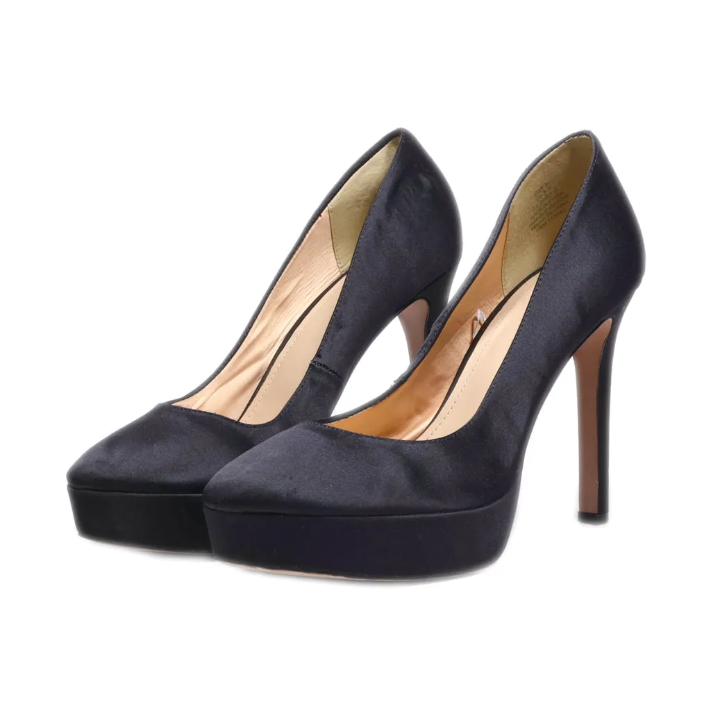 H&M High-Heel Shoes Fabric Black Colour For Women