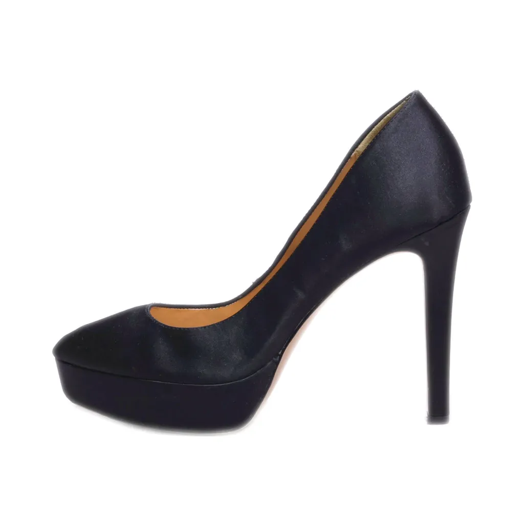 H&M High-Heel Shoes Fabric Black Colour For Women