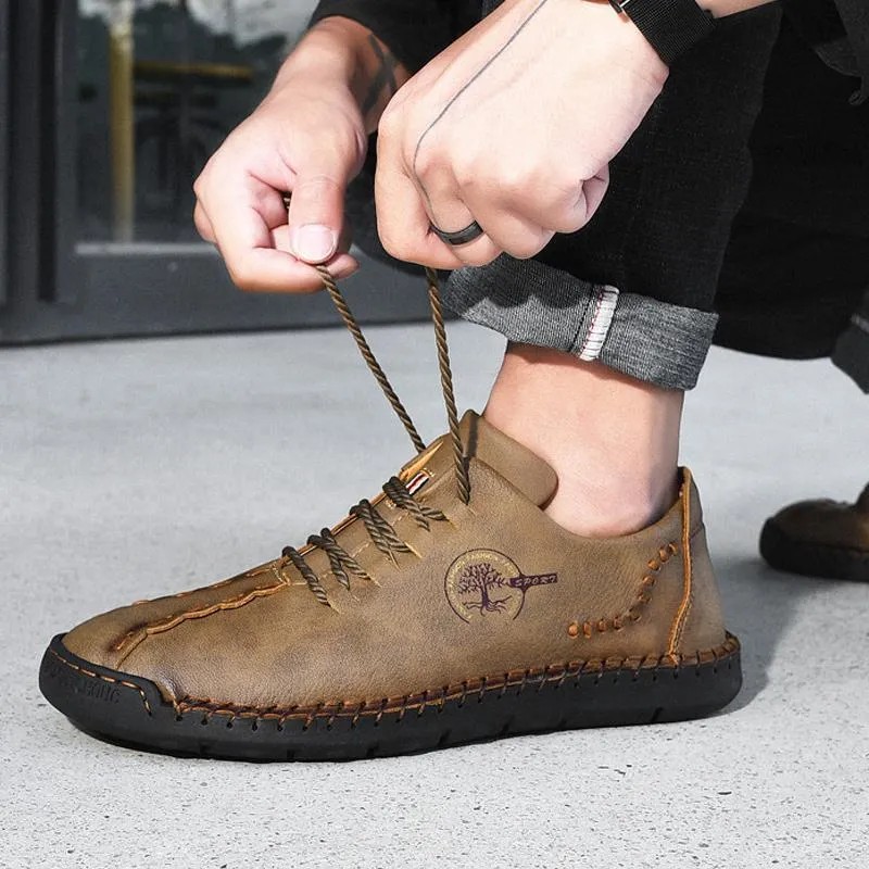 Handmade men's leather shoes(🔥Buy 2, -8%)