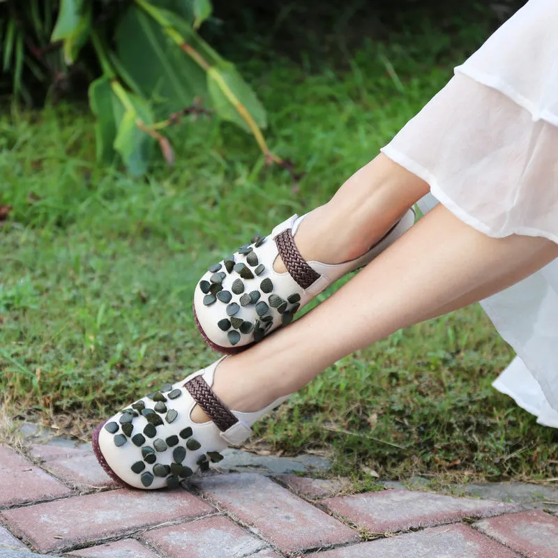 Handmade Women's Retro Flats | Gift Shoes