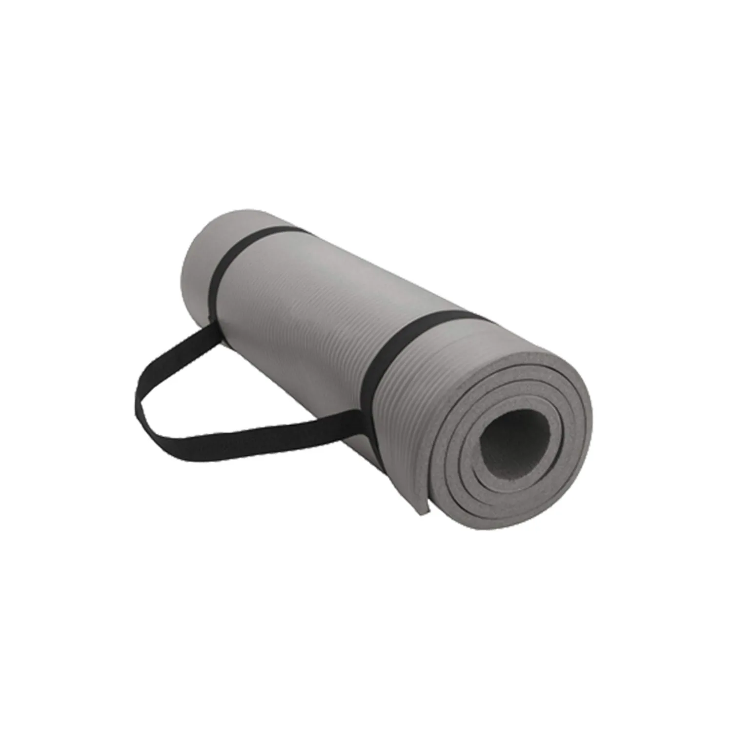 High-Density Anti-Slip Yoga Mat 2cm, Grey - Verpeak