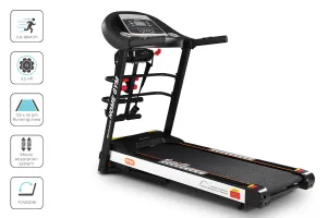 High-Strength Electric Treadmill w/ Massager and Dumbbells - Everfit