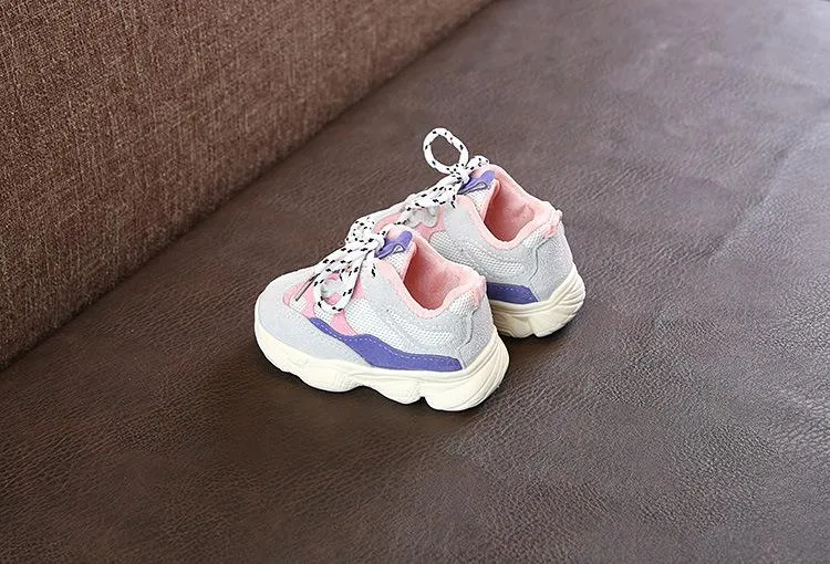 Infant Casual Running Shoes Sneaker Purple Pink