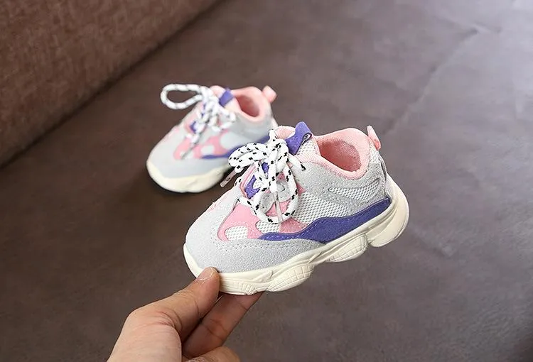 Infant Casual Running Shoes Sneaker Purple Pink