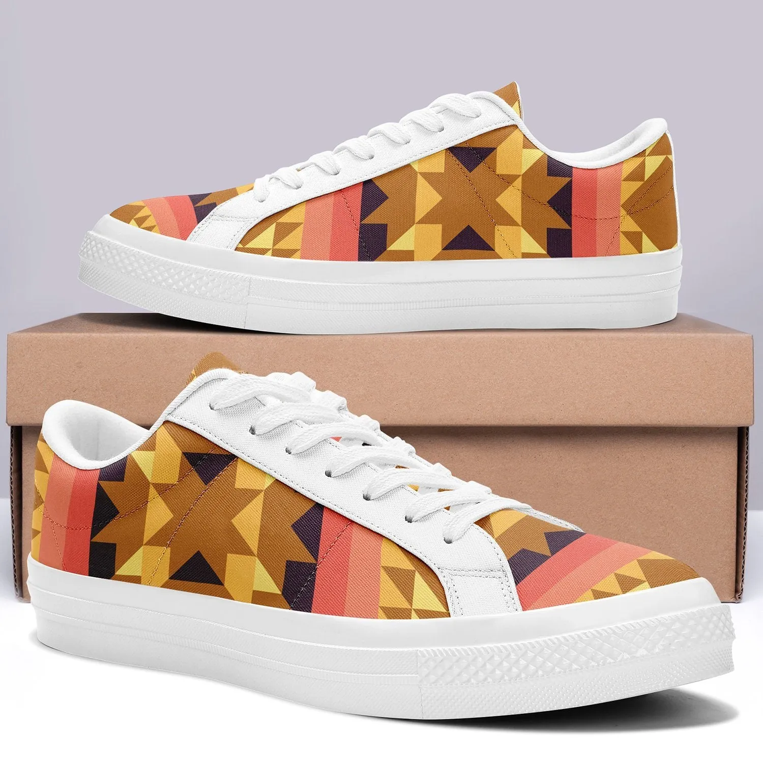 Infinite Sunset Aapisi Low Top Canvas Shoes White Sole