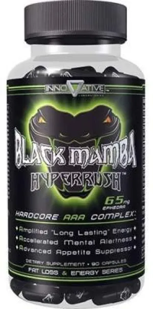 Innovative Laboratories Black Hyper Rush Fat Burner -Pack Of 90 Capsules