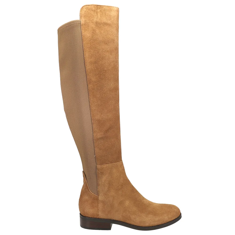 Isabelle Over The Knee Round Toe Zippered Boots