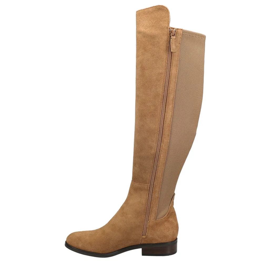 Isabelle Over The Knee Round Toe Zippered Boots