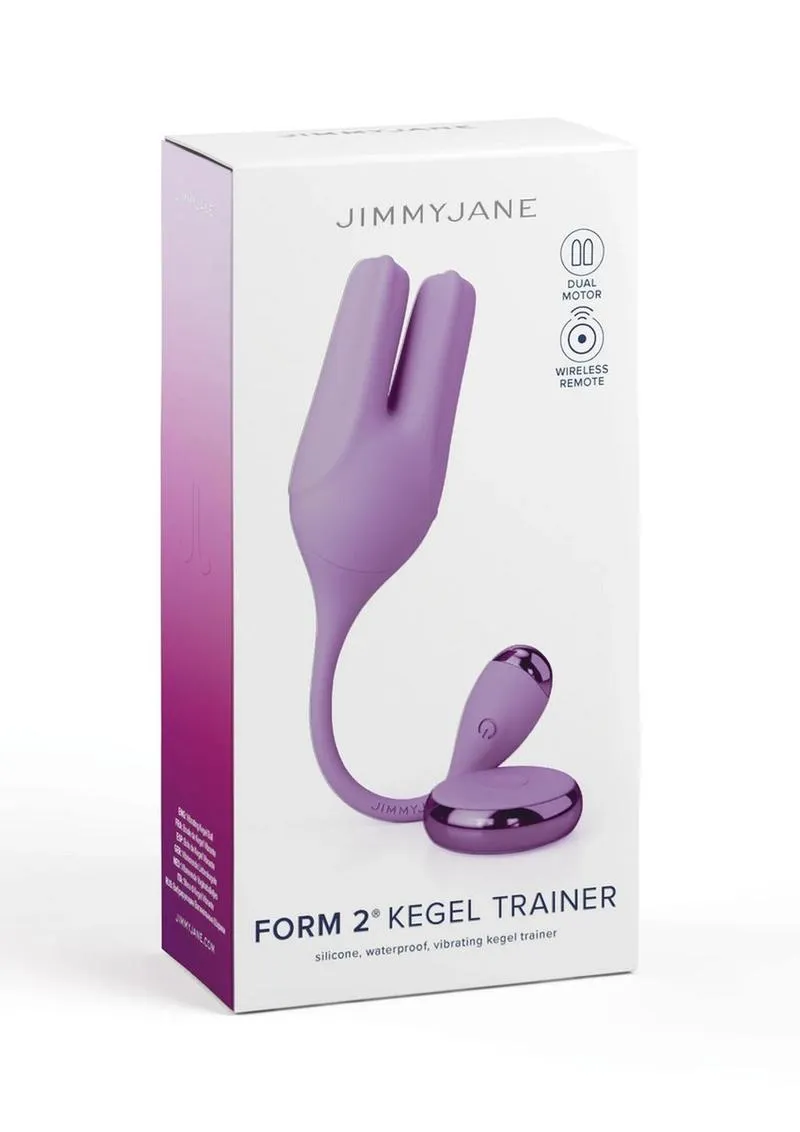 Jimmyjane Form 2 Kegel Rechargeable Silicone Stimulator with Remote