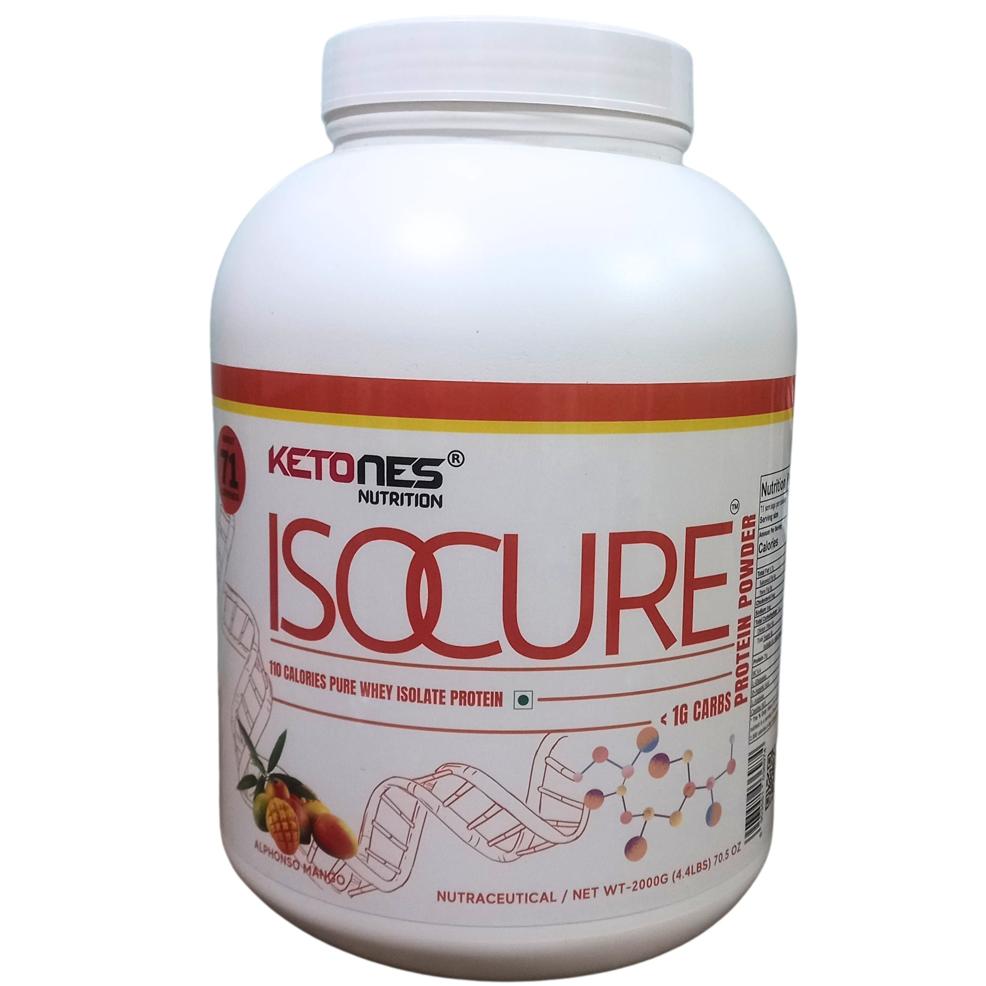 Ketones Nutrition ISOCURE Pure Whey Isolate Protein