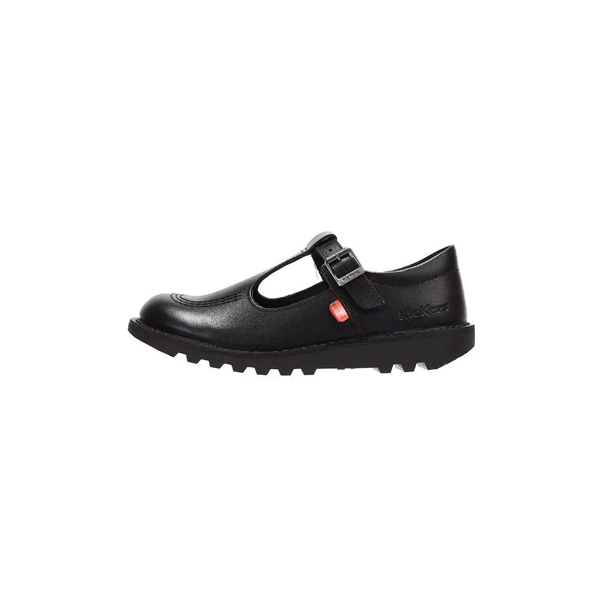 Kickers Kick T Infant Black Leather Shoes