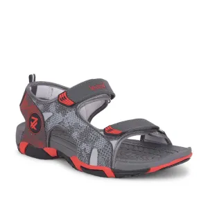 Leap7x By Liberty Mens ANDORRA Grey Sporty Casual Sandal