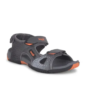 Leap7x By Liberty Mens MONACO Grey Sporty Casual Sandal