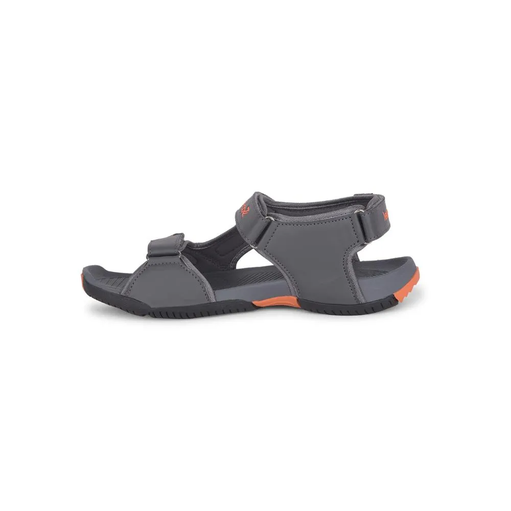 Leap7x By Liberty Mens MONACO Grey Sporty Casual Sandal