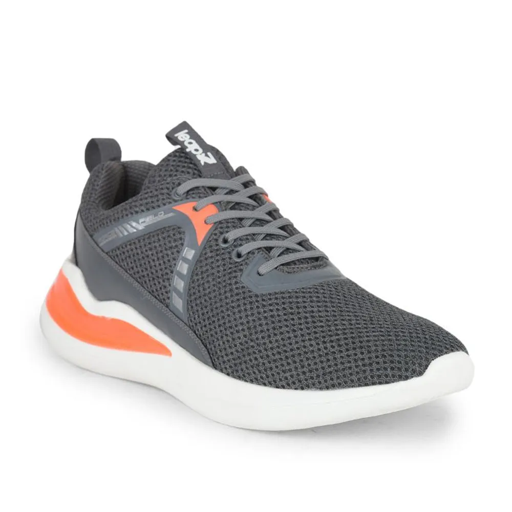 Leap7x Sports Lacing Shoes For Men (Grey) AMBASDOR By Liberty