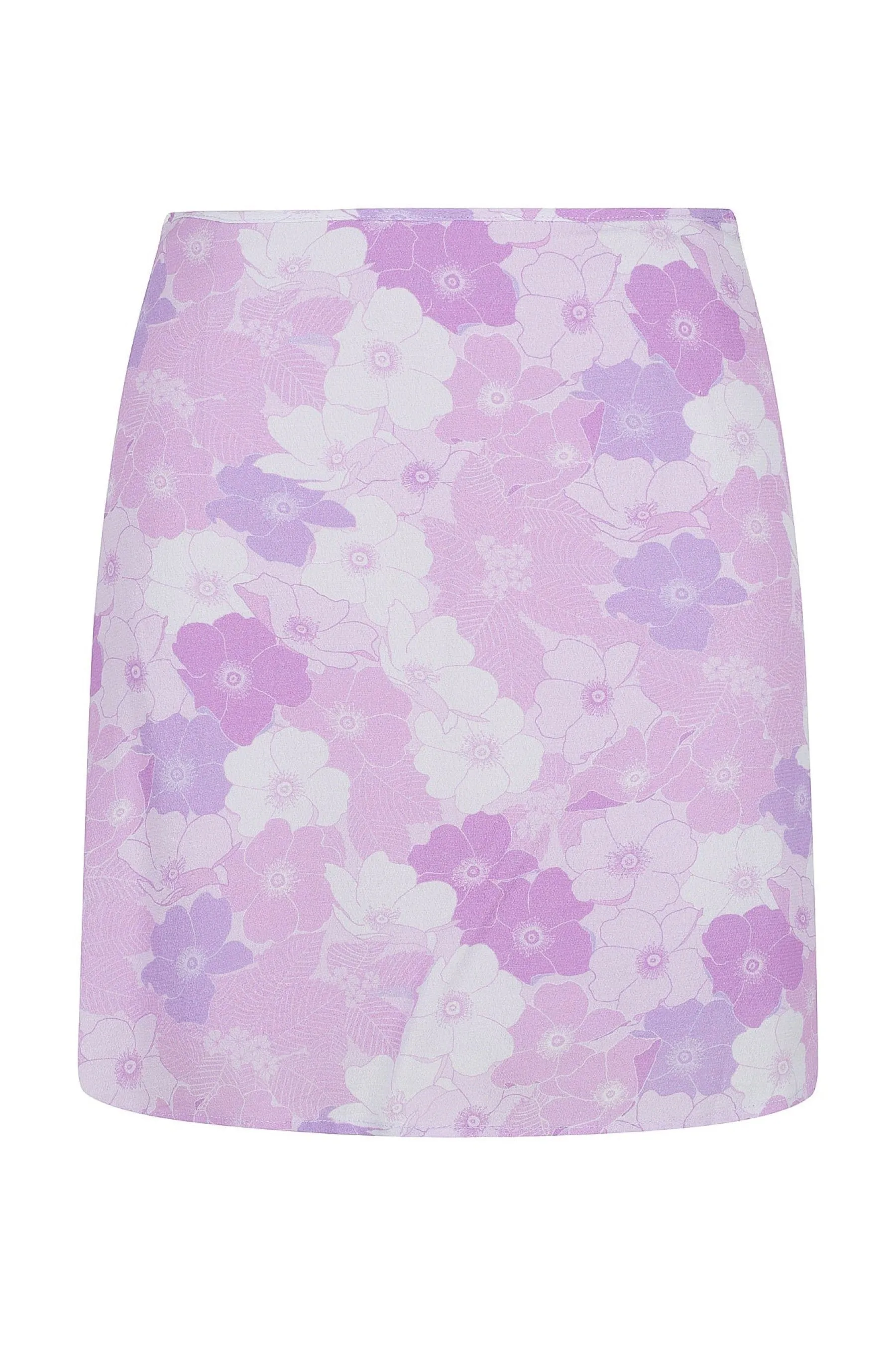 Lilac Floral Phoebe Skirt