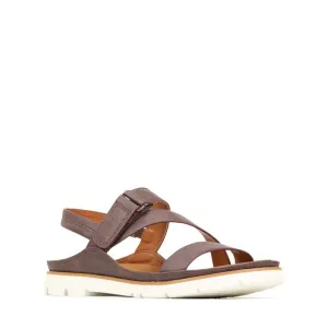 Los Cabos Ashli Sandal With Back Strap Mocha