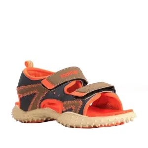 Lucy & Luke (Orange) Casual Sandal For Kids BEN-10 By Liberty