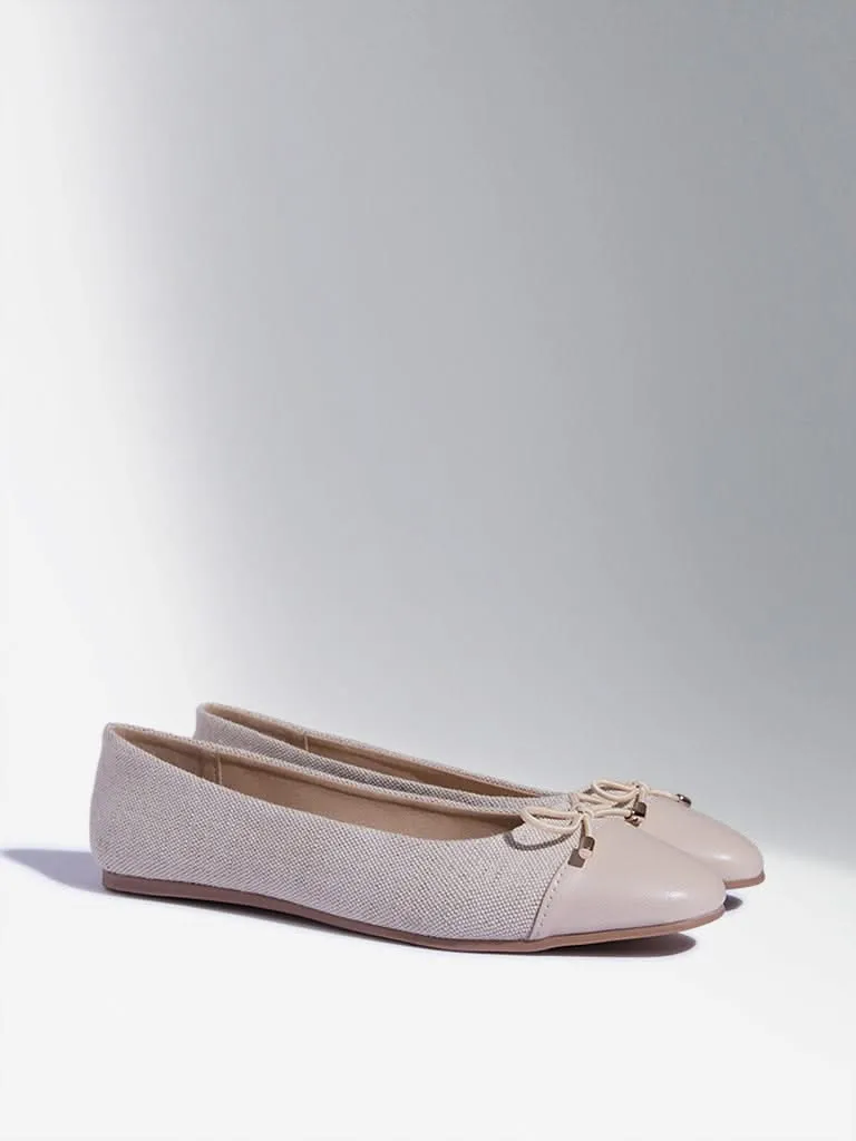 LUNA BLU Ivory Jute Ballerina