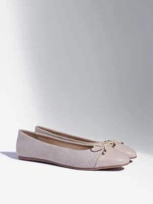 LUNA BLU Ivory Jute Ballerina