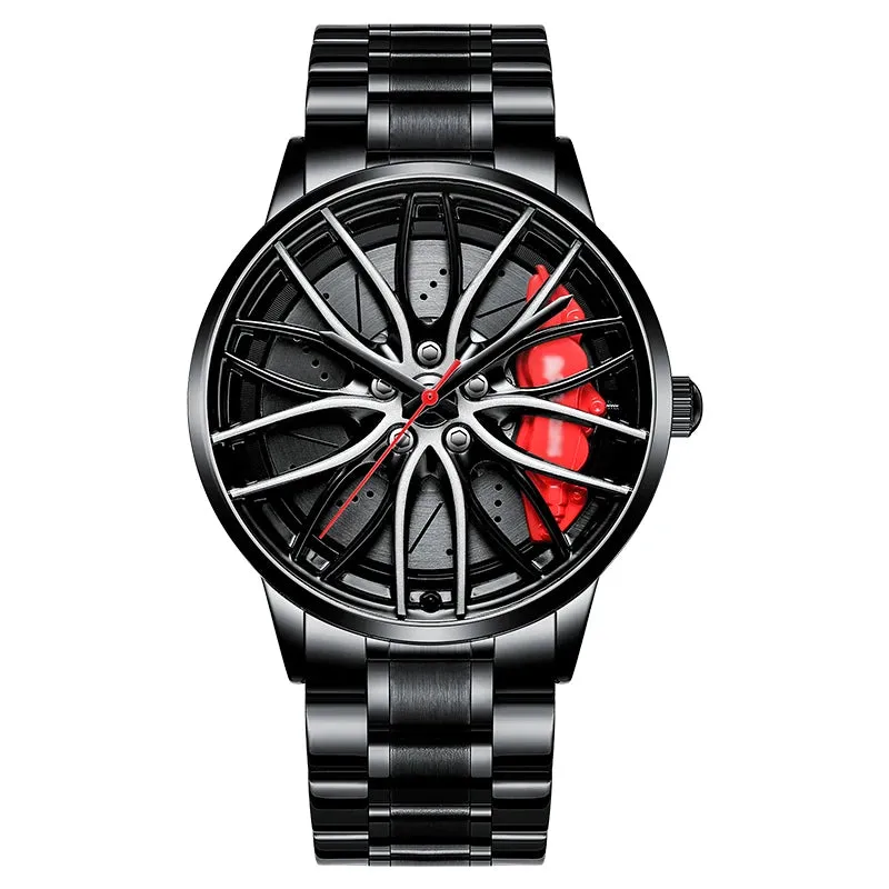 Luxury Sports Car Wheel Watch