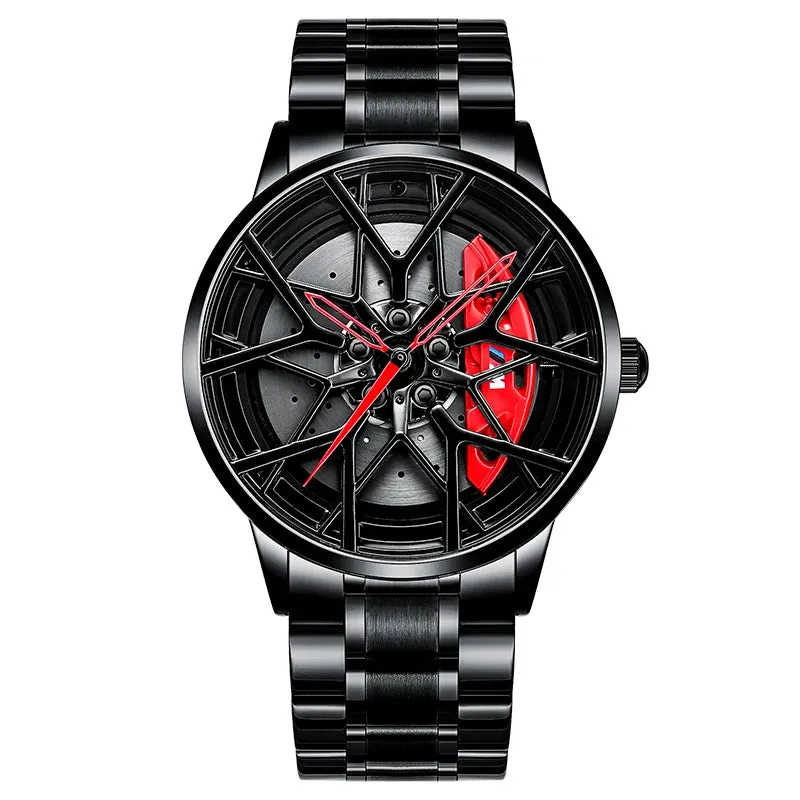 Luxury Sports Car Wheel Watch