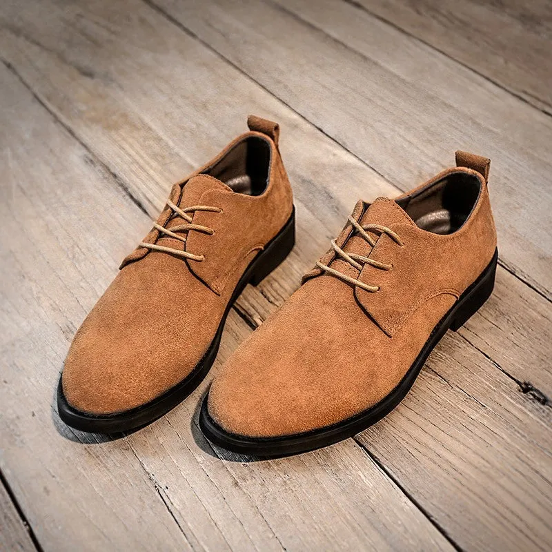 Man's suede fashion trendy joker leisure shoes