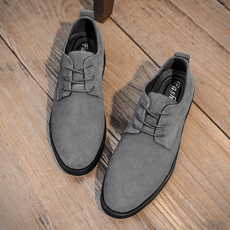 Man's suede fashion trendy joker leisure shoes