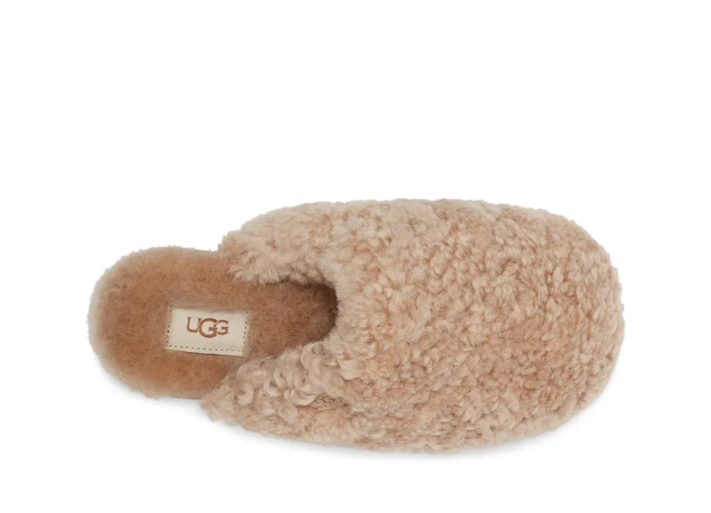 Maxi Curly Slide in Sand by UGG