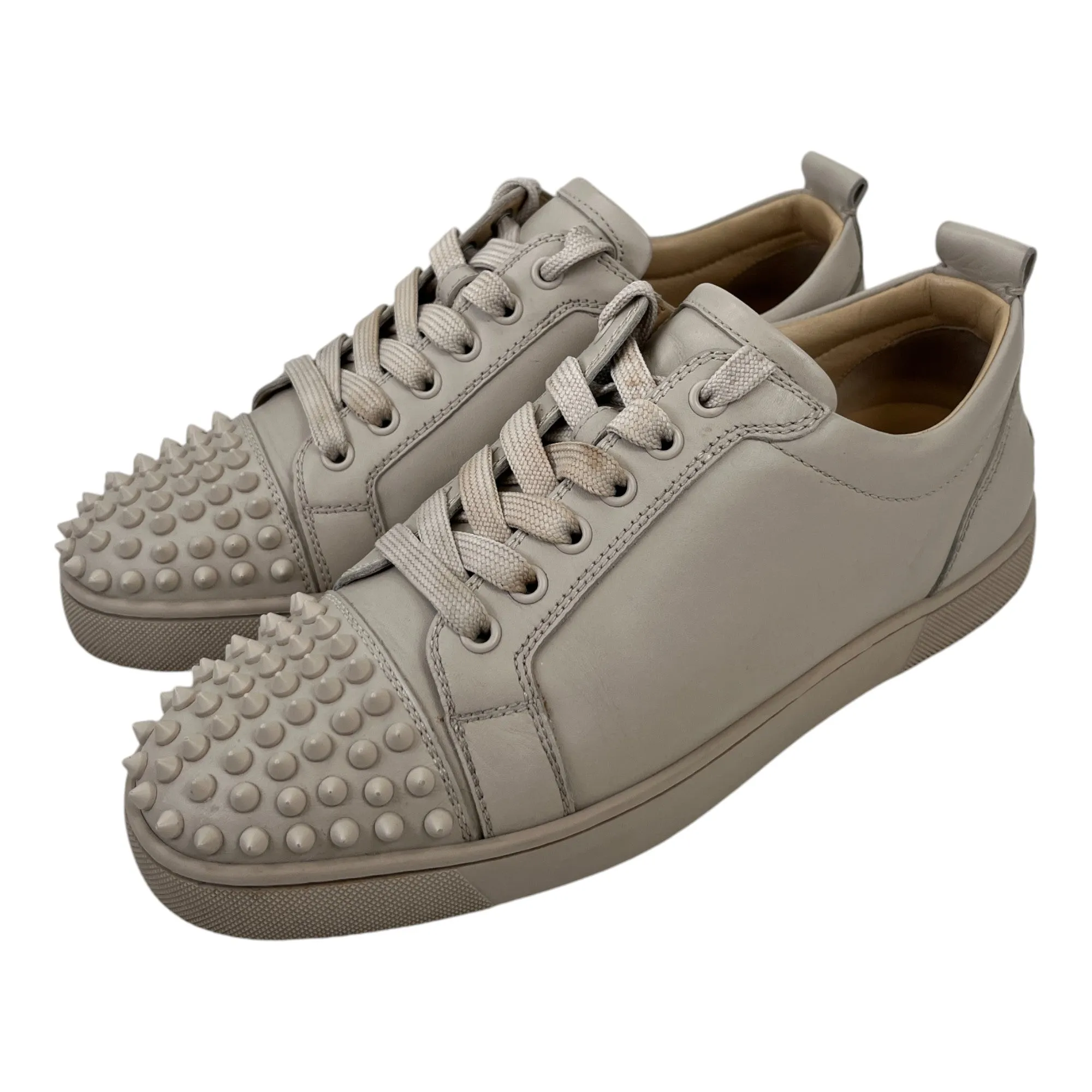 Men's Junior Spikes Low Trainers Beige Size EU 40.5 / UK 6.5